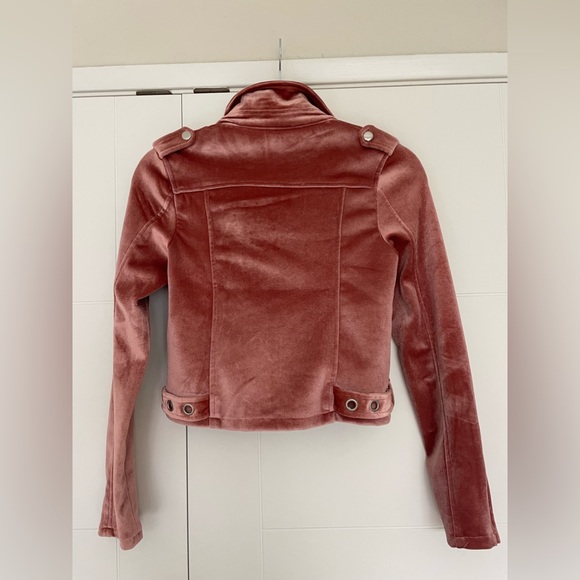 Super stylish Velvet-like HUDSON Moto jacket GIRLS (L) - Picture 2 of 7